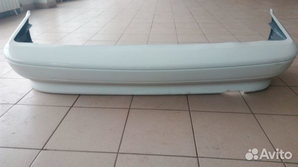 Бампер задний на ваз 2113,2114 цвет белый