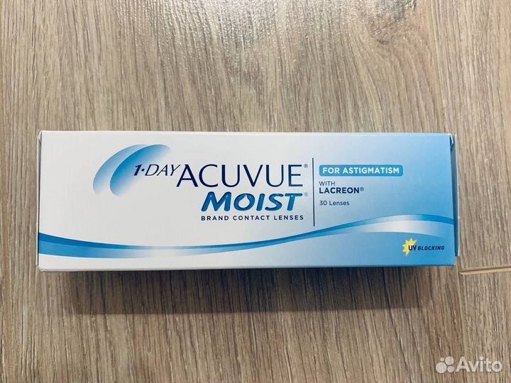 Линзы 1-day acuvue moist for astigmatism