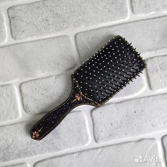 Расческа массажная деревянная с росписью