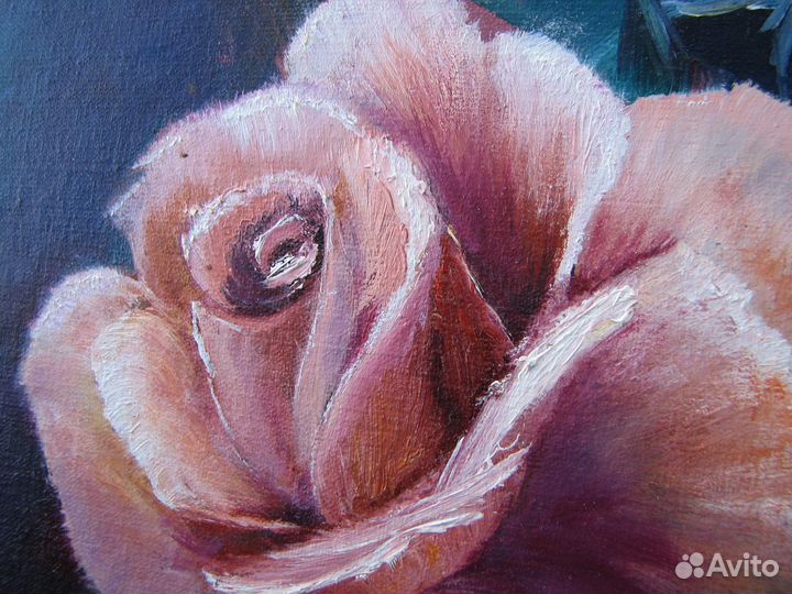 Картина маслом, цветы