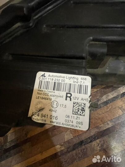 Фара (R) LED Skoda Octavia 4(A8) 19-23 Б/У Orig