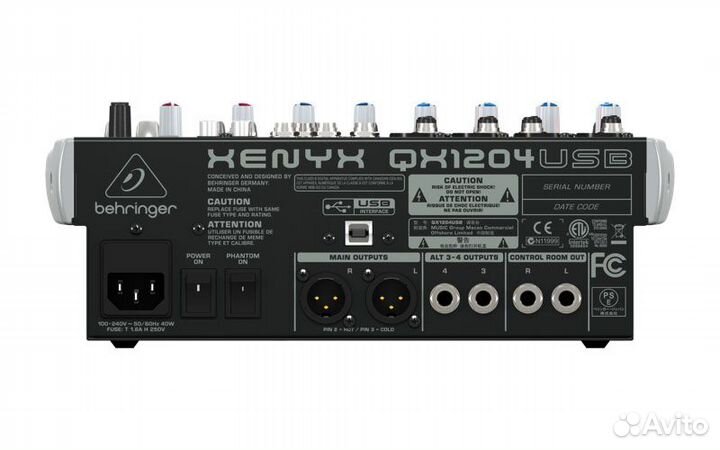 Behringer QX1204USB микшерный пульт Новый Гарантия
