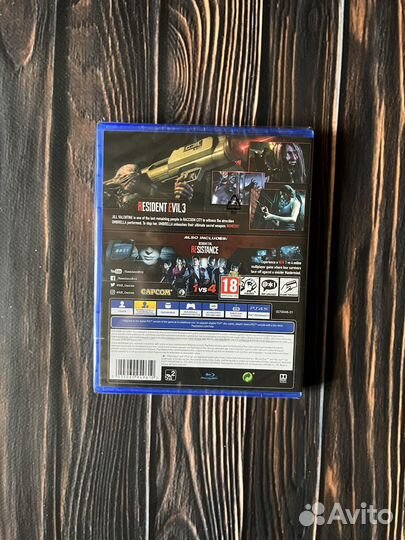 Resident evil 3 remake ps4 диск