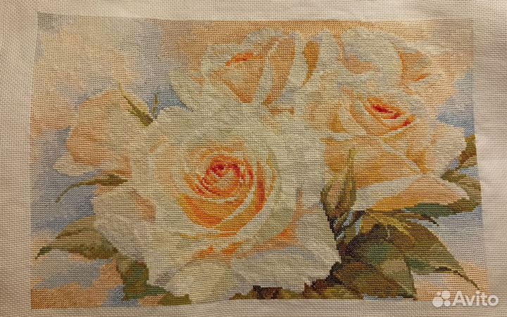 Остатки набора для вышивания 