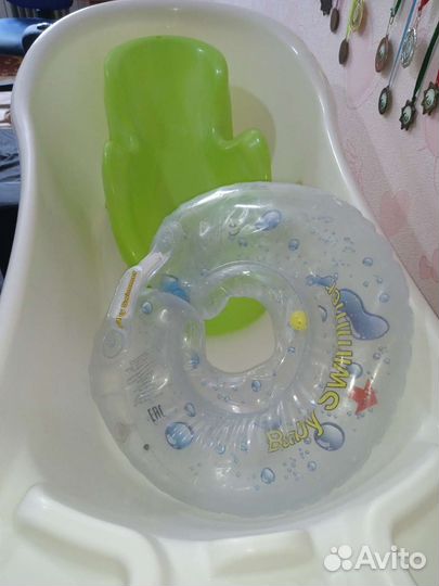 Ванночка для купания и горка