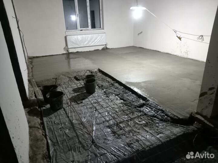 Бетонные работы, заборы,наливные полы