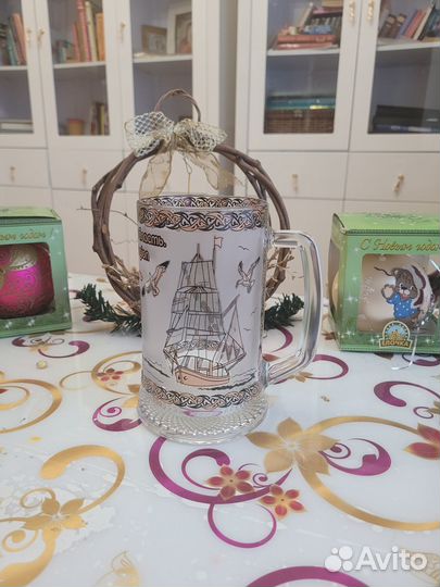 Подарочная пивная кружка