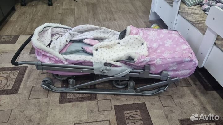 Коляска санки
