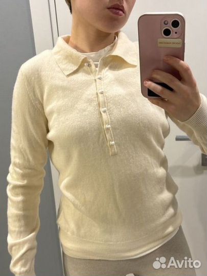 Поло woolovers кашемир шерсть S