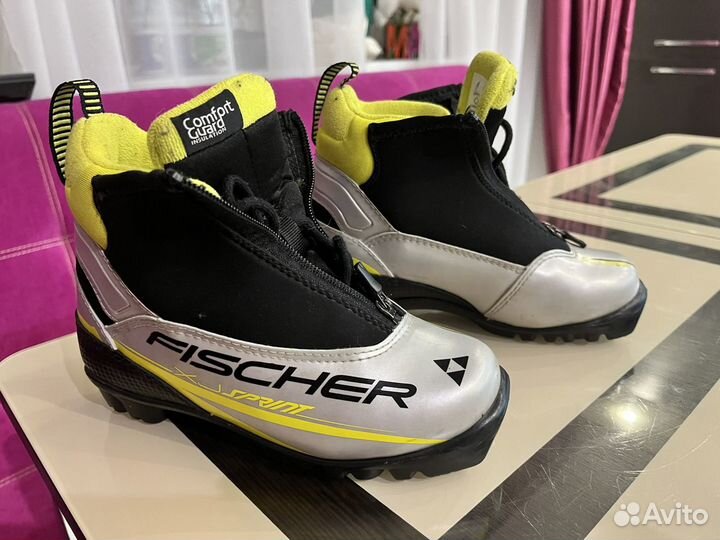 Детские лыжные ботинки Fischer XJ Sprint серые