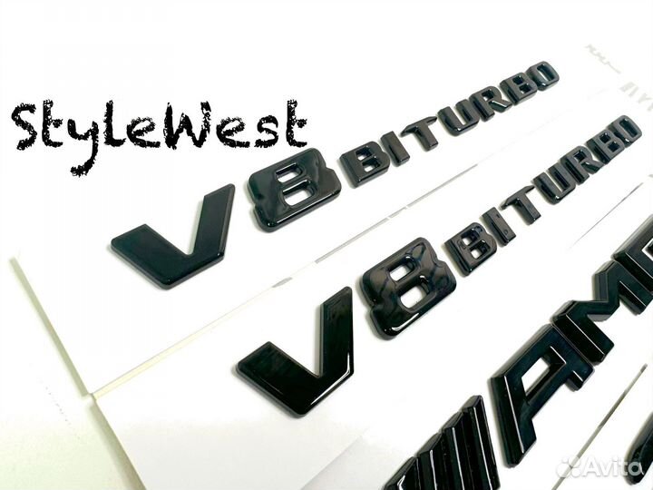 Черные эмблемы g63