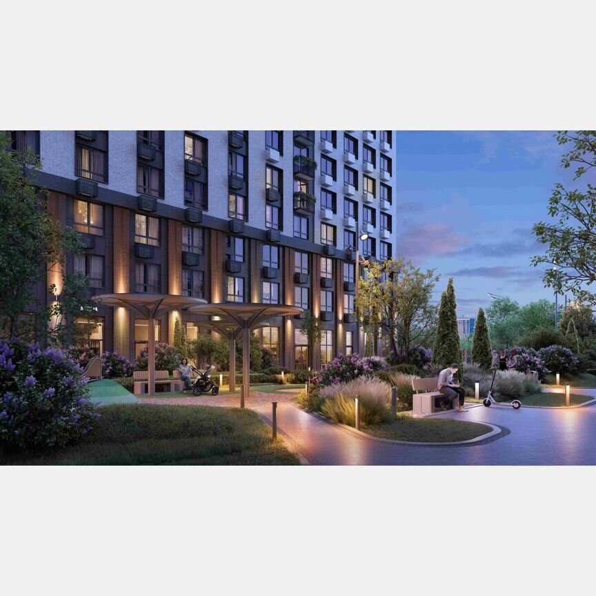 Квартира-студия, 20,1 м², 22/25 эт.