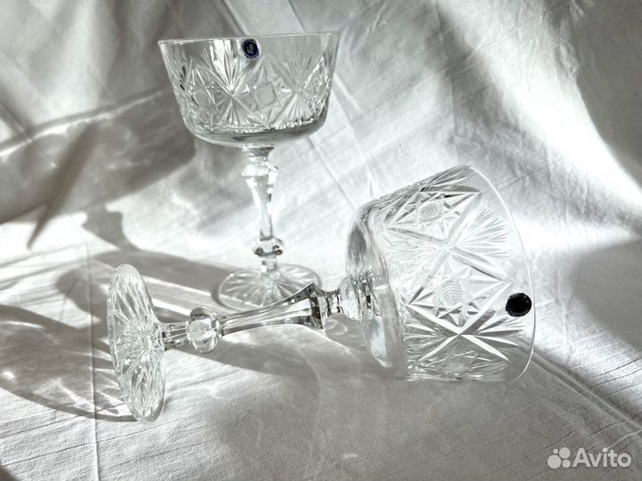 Хрустальные вазы конфетницы