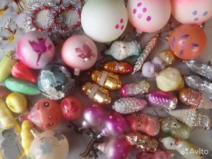 Елочные игрушки СССР
