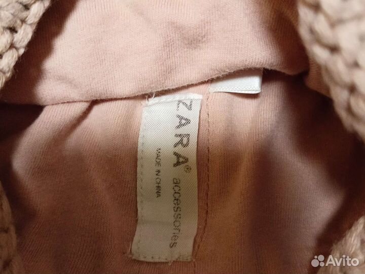 Комплект шапка и шарф для девочки