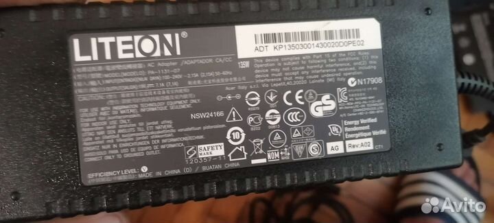 Блок питания для ноутбука acer