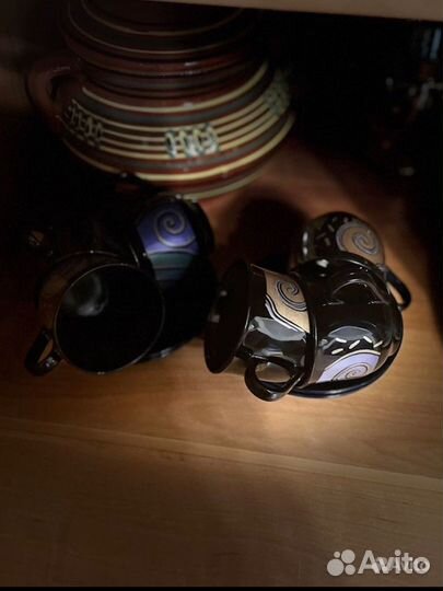 Чайные кофейные фарфор стекло