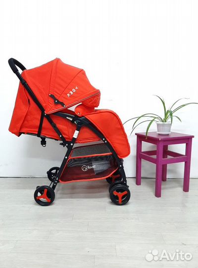 Коляска прогулочная Rant york (Red)