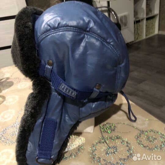 Шапка ушанка детская зимняя