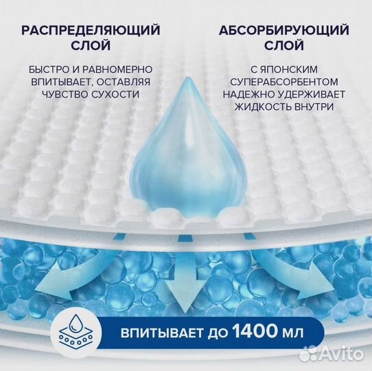 Подгузники трусики для взрослых, М