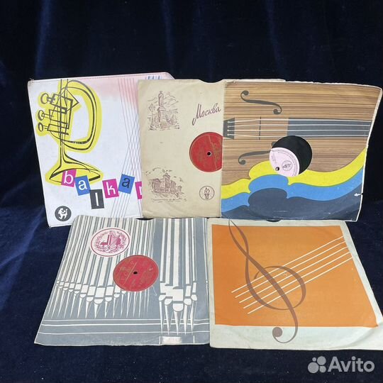 Грампластинки пластинки патефонные 20 шт СССР сзр