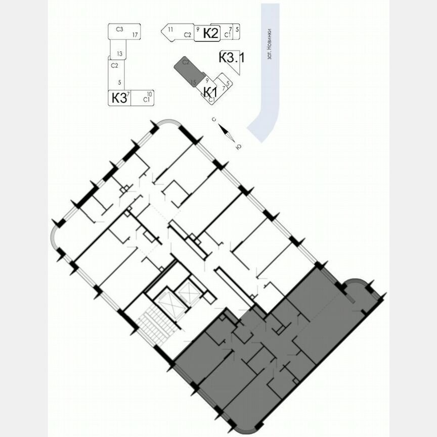 3-к. квартира, 124,1 м², 8/15 эт.