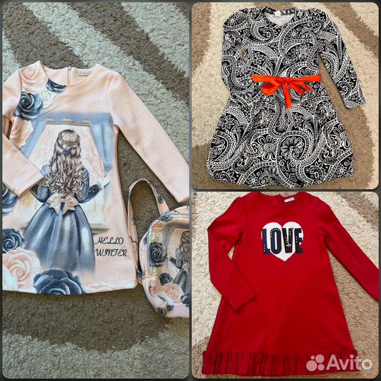 Одежда девочке р.128-134