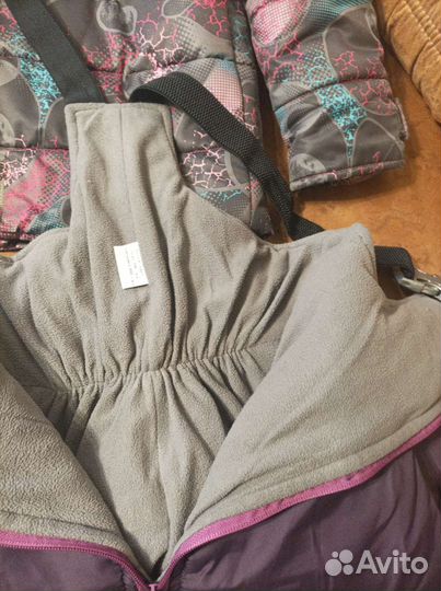 Зимний костюм для девочки размер 152