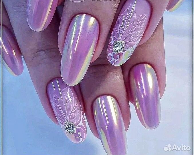 Маникюр наращивание ногтей