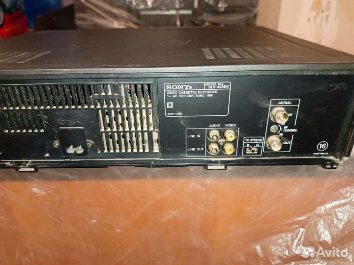 Видеомагнитофон sony slv 436ee