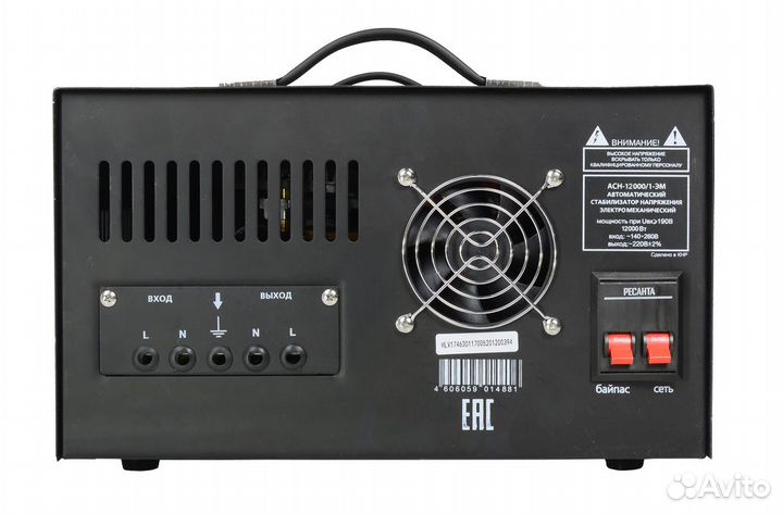 Стабилизатор напряжения ресанта асн-12000/1-эм