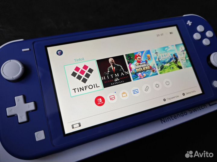 Nintendo Switch lite новая прошитая 128gb