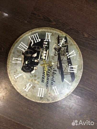 Настенные часы ручной работы