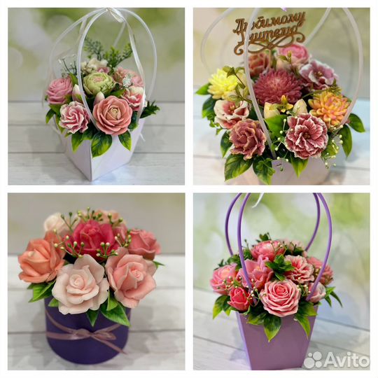 Букет цветов из мыла / подарок