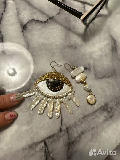 Серьги необычные