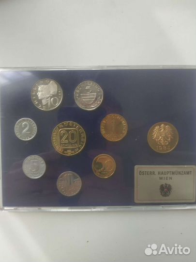 Набор монет 1985 года Австрия