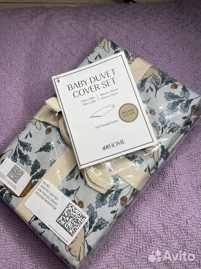 H&m Комплект белья детского хлопок простынь