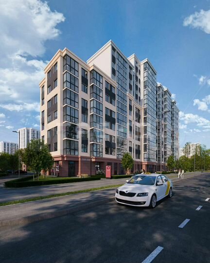 Квартира-студия, 22,6 м², 2/13 эт.