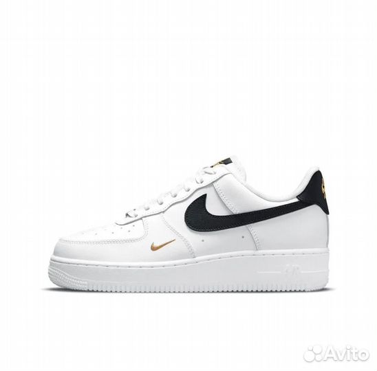 Nike Air Force 1 Low Essential White Black Gold