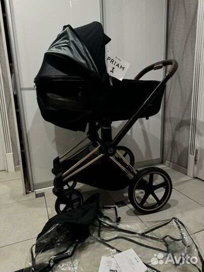 Cybex Priam 4 (3в1) 2023 как новая, Rose Cold