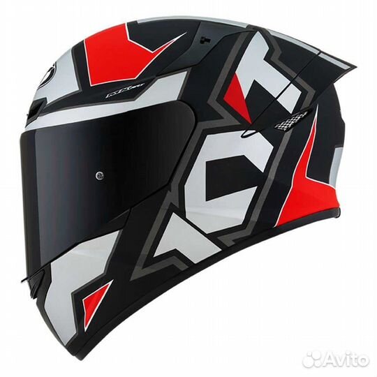 KYT TT-Course Electron Full Face Helmet Matt Grey