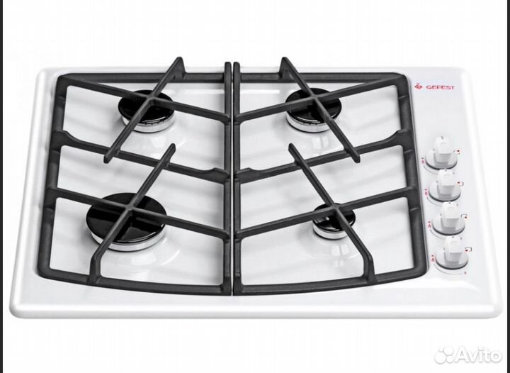 Варочная панель газовая Гефест 1211 белая новая