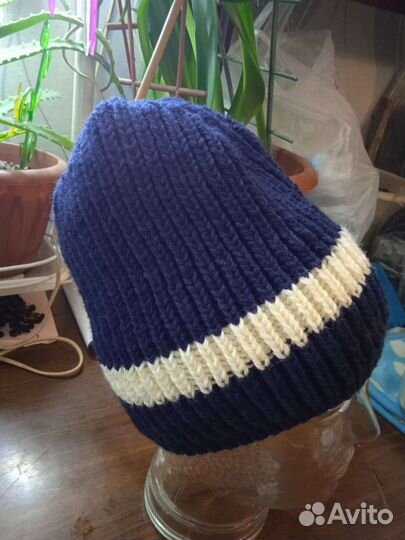 Шапка зимняя для девочки 54 56 новая