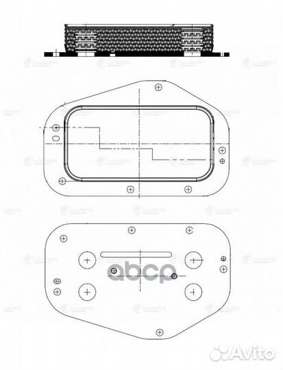 Радиатор масл. для а/м Chevrolet Cruze (09) /Op