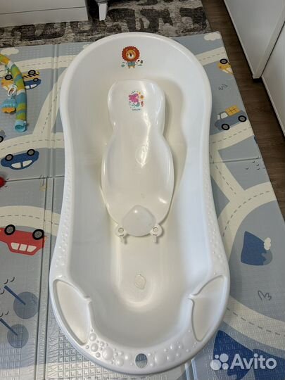 Ванночка для купания с горкой
