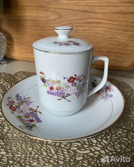 Чайная пара с крышкой 0,3 л