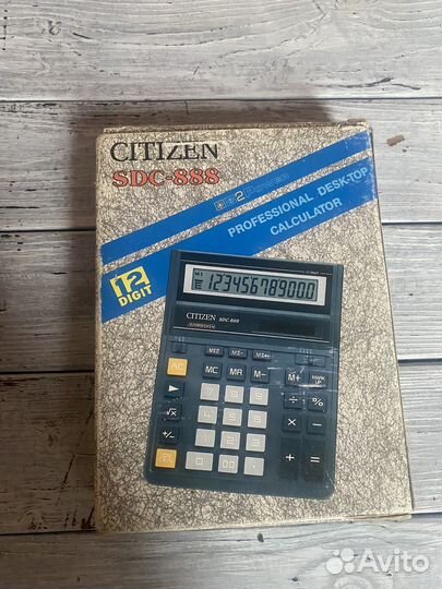 Калькулятор citizen 888