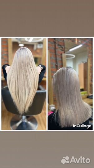 Наращивание волос / коррекция волос