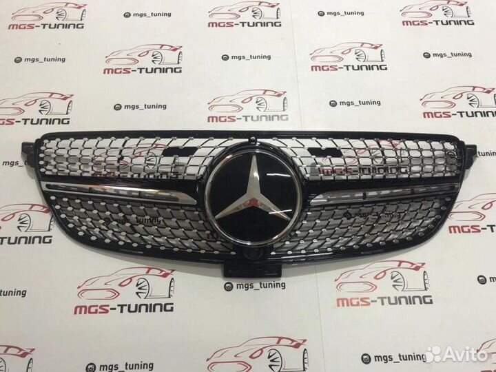 Решетка GLE-Coupe c292 Diamond Black (Дистроник)