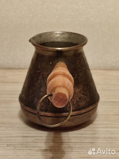 Турка для кофе. Медь. Высота - 10 см. Пятигорск